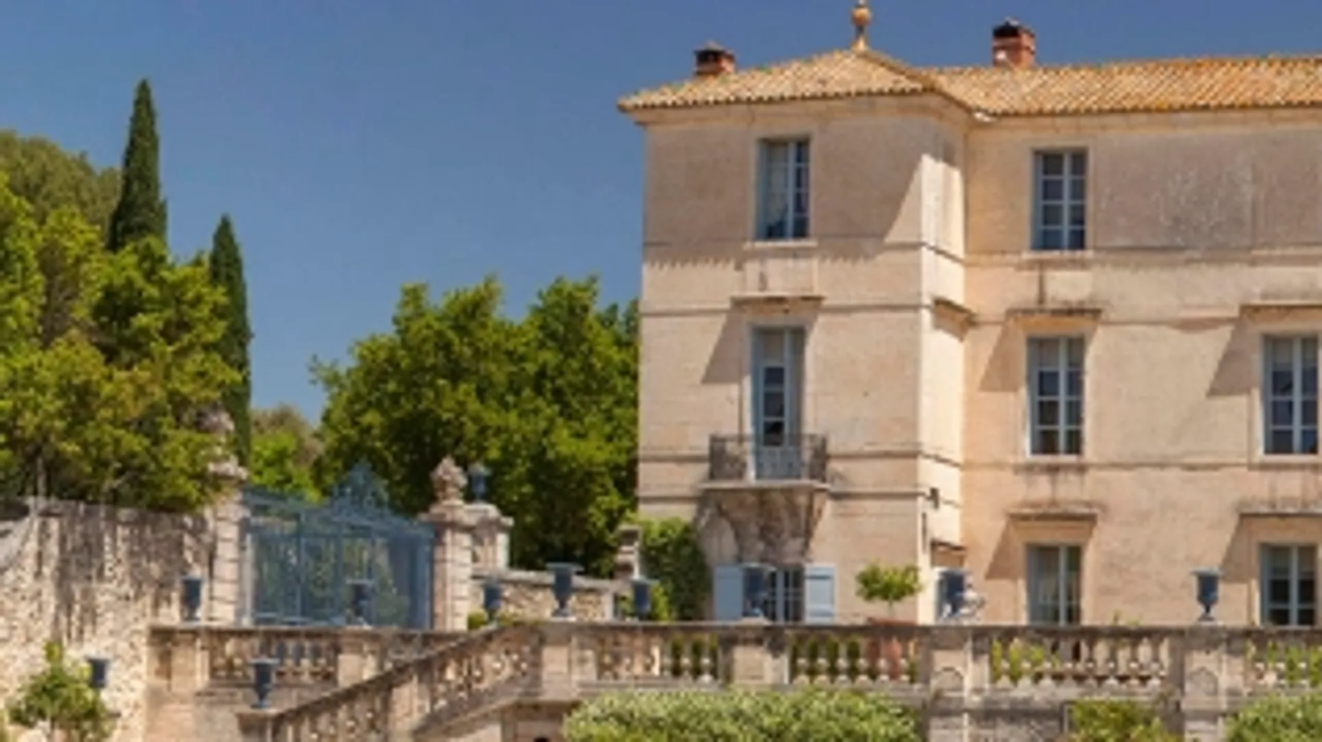 Vue du Château de Flaugergues à Montpellier