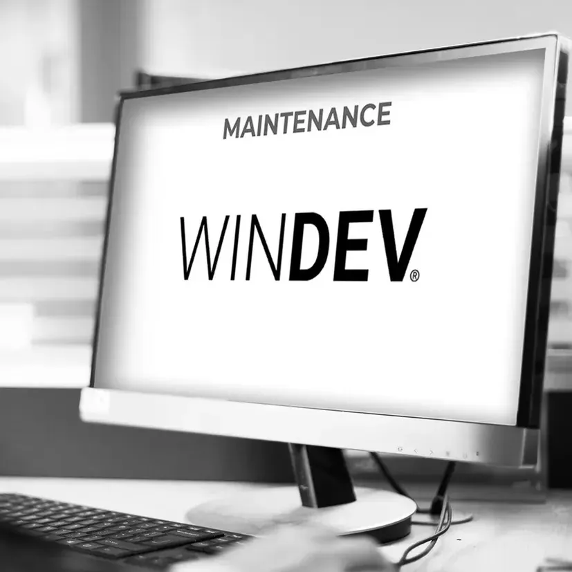 Illustration maintenance WinDev